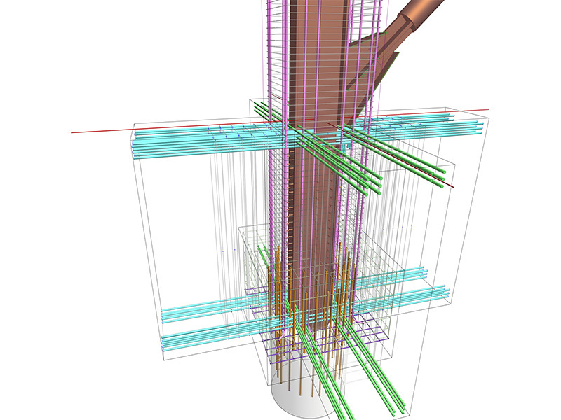 画像：配筋検討モデルイメージ